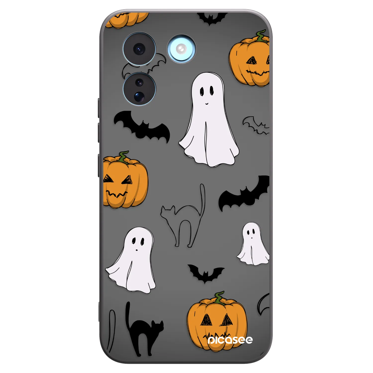 Picasee Xiaomi Redmi Note 17 Pro MAX 5G Hülle - Schwarzes Silikon - Spooky crew
