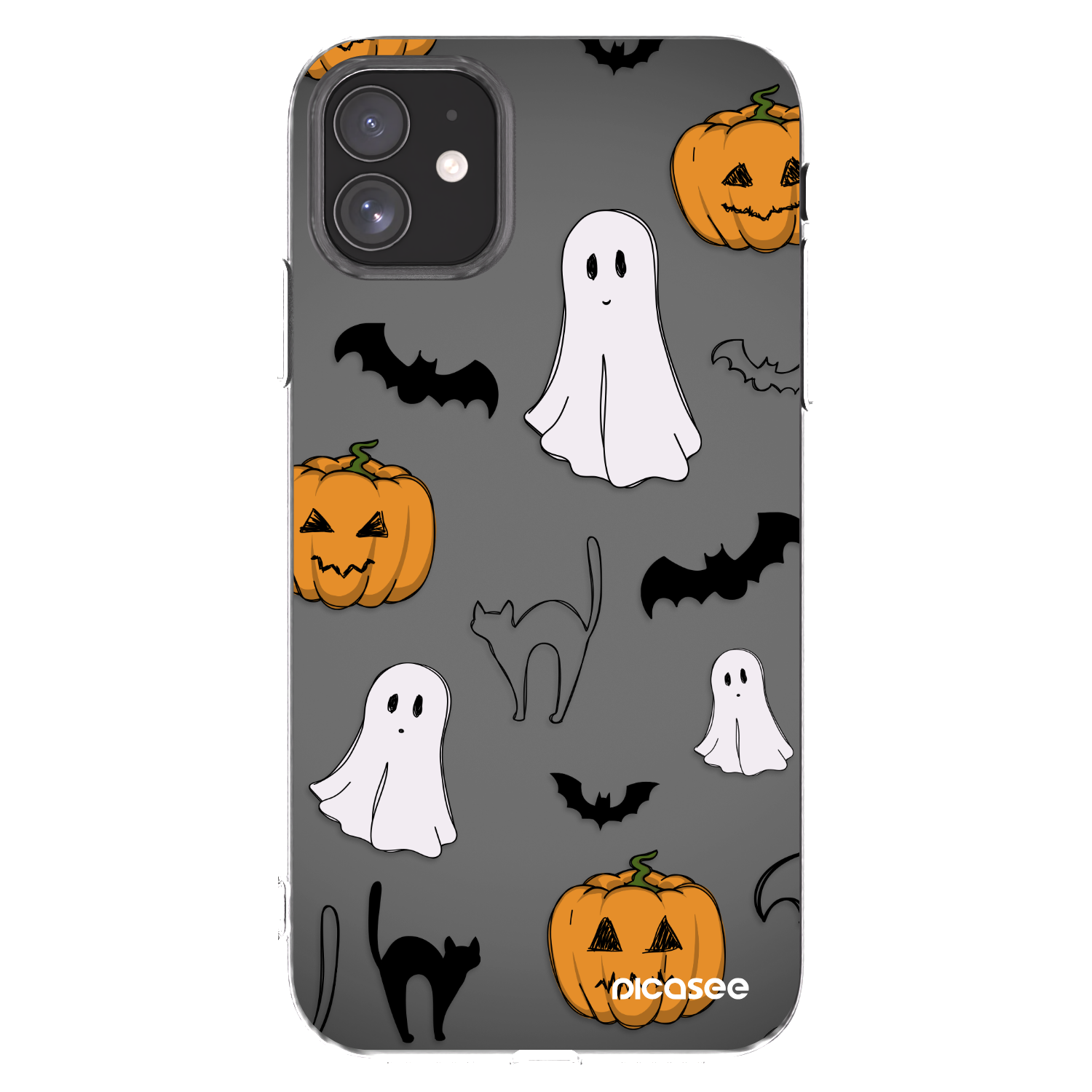 Picasee Apple iPhone 11 Hülle - Transparentes Silikon - Spooky crew