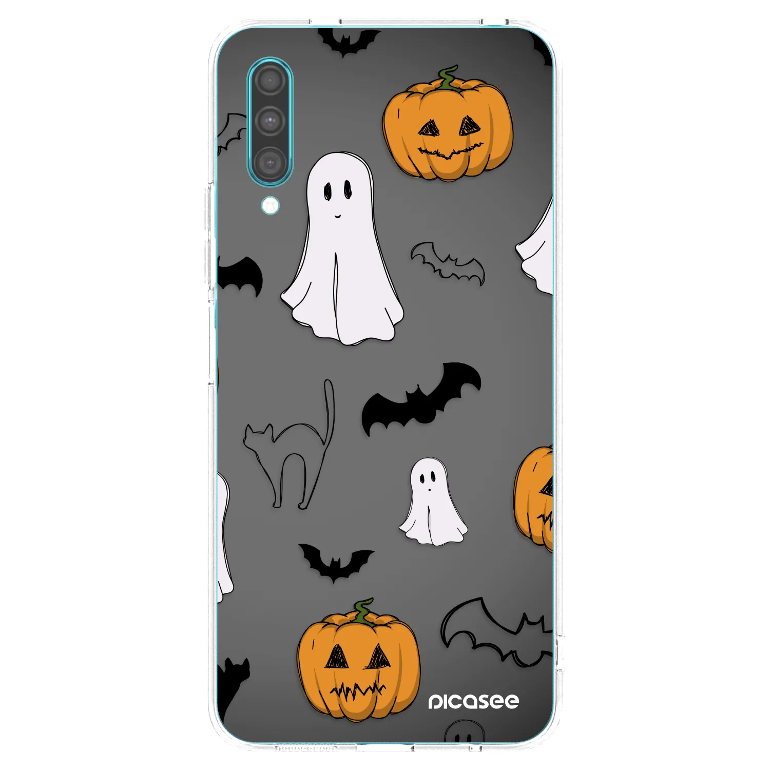 Picasee Samsung Galaxy A30s A307F Hülle - Transparentes Silikon - Spooky crew