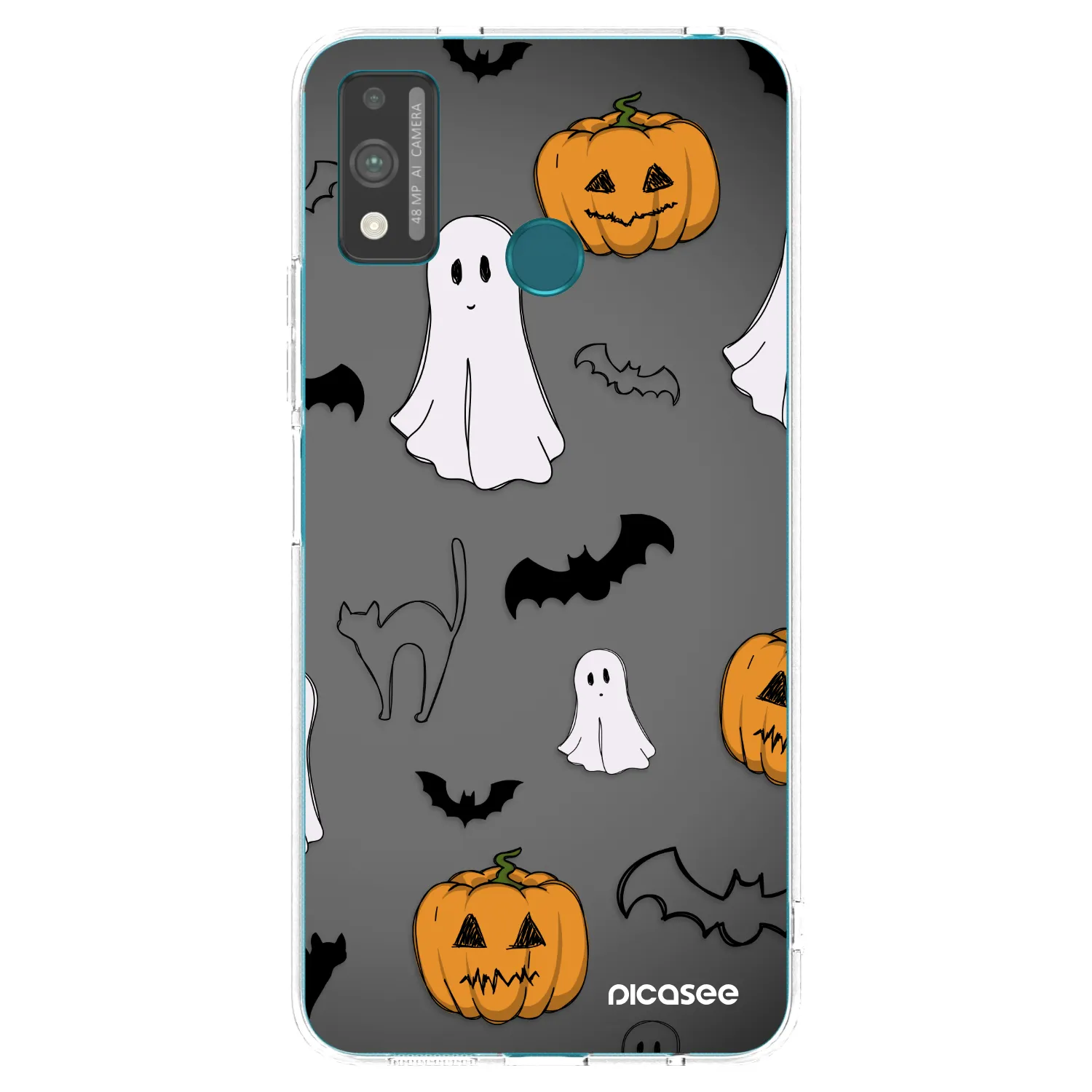 Picasee Honor 9X Lite Hülle - Transparentes Silikon - Spooky crew