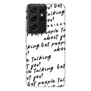 Hülle für Samsung Galaxy S21 Ultra 5G G998B - GET PEOPLE TALK ABOUT YOU