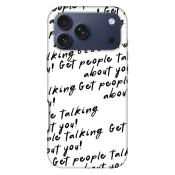 Hülle für Apple iPhone 17 Pro Max - GET PEOPLE TALK ABOUT YOU