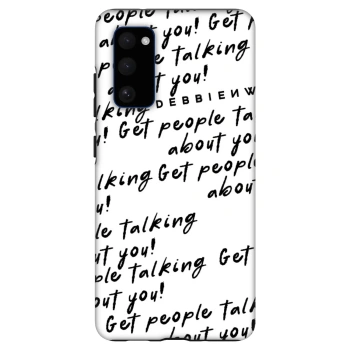 Hülle für Samsung Galaxy S20 FE - GET PEOPLE TALK ABOUT YOU