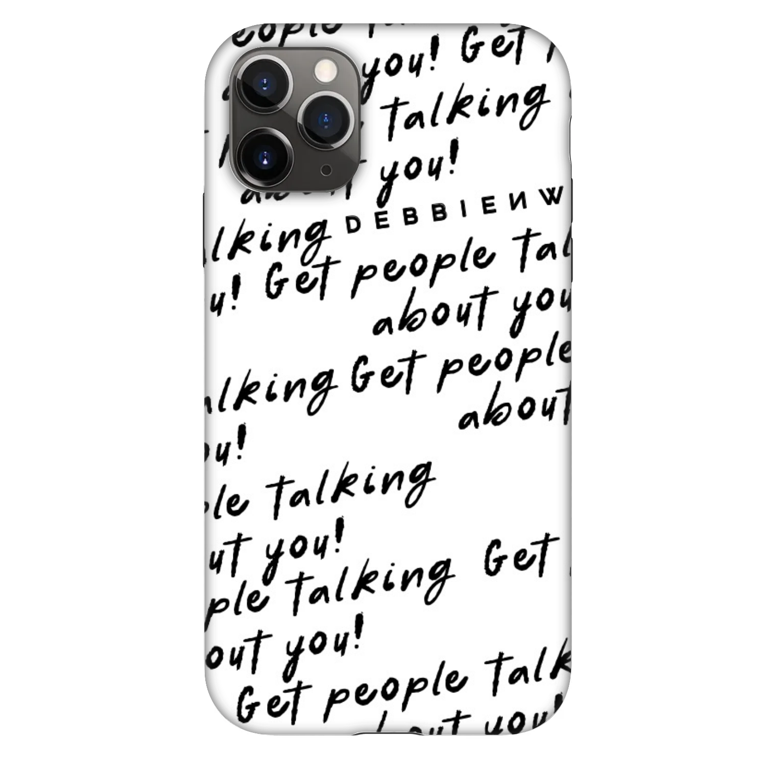 Picasee Fashion Case für Apple iPhone 11 Pro - GET PEOPLE TALK ABOUT YOU