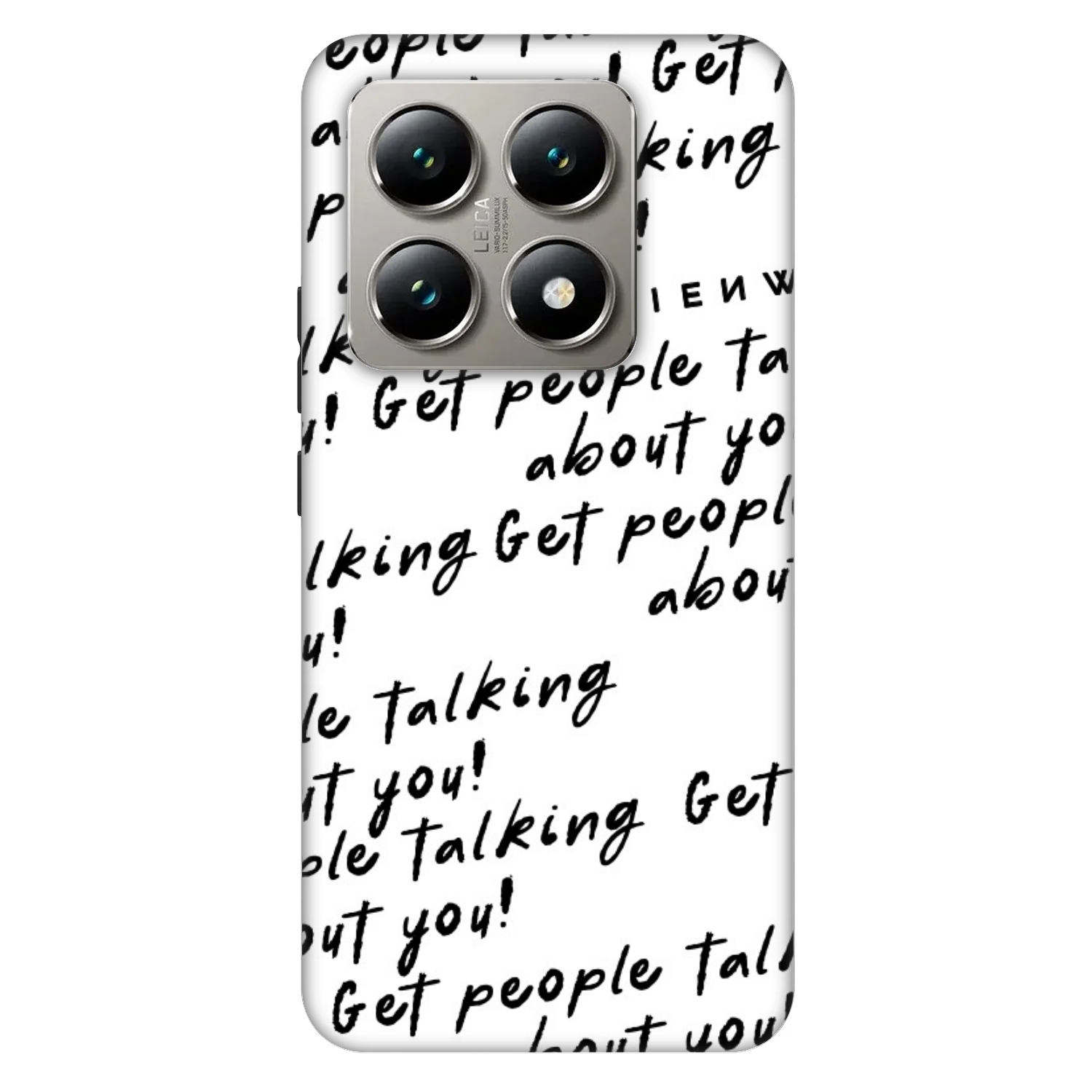 Picasee Fashion Case für Xiaomi 14T Pro - GET PEOPLE TALK ABOUT YOU