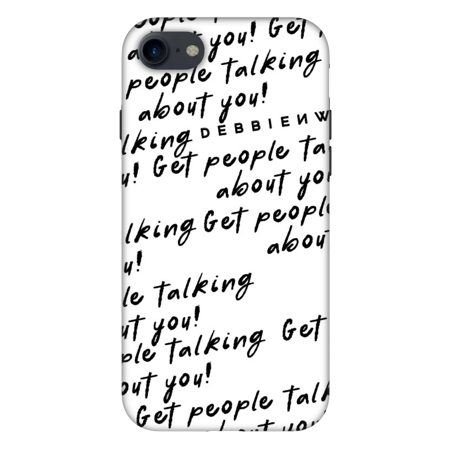 Picasee Fashion Case für Apple iPhone SE 2022 - GET PEOPLE TALK ABOUT YOU