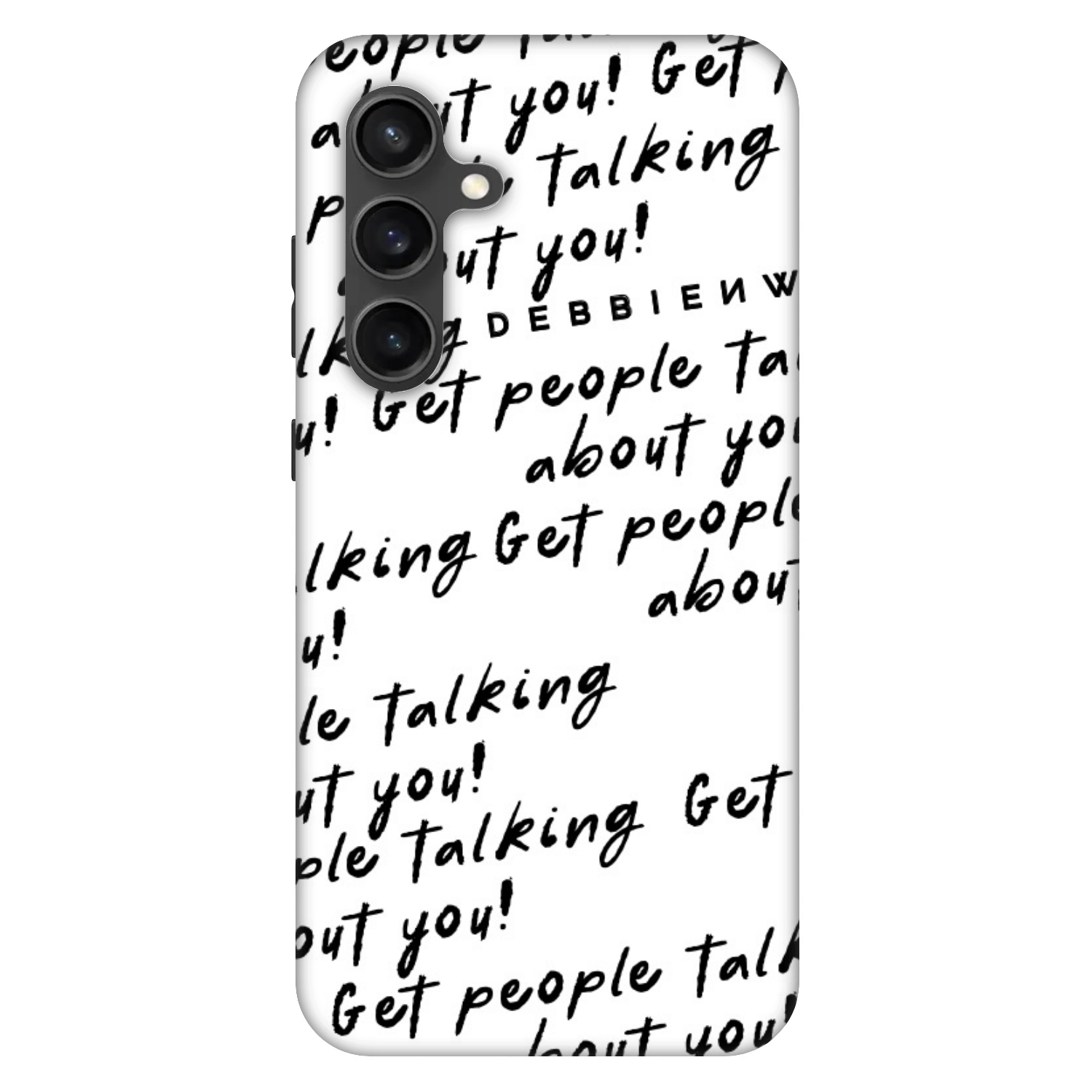 Picasee Fashion Case für Samsung Galaxy S24 FE S721B - GET PEOPLE TALK ABOUT YOU