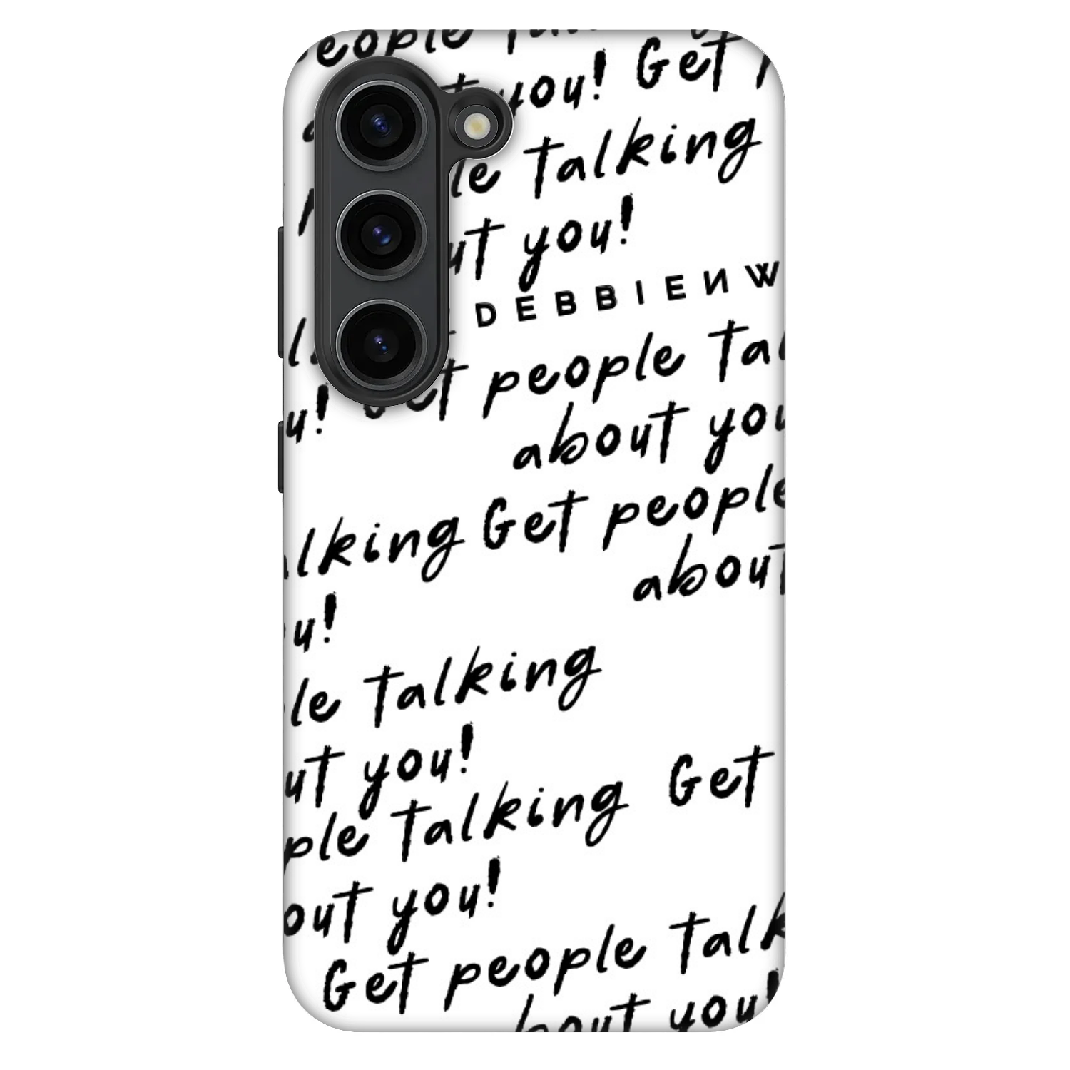 Picasee Fashion Case für Samsung Galaxy S23+ 5G - GET PEOPLE TALK ABOUT YOU