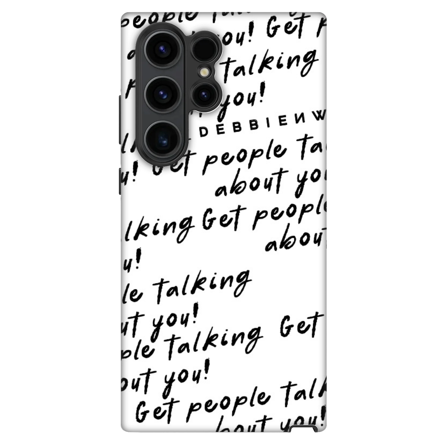 Picasee Fashion Case für Samsung Galaxy S23 Ultra 5G - GET PEOPLE TALK ABOUT YOU