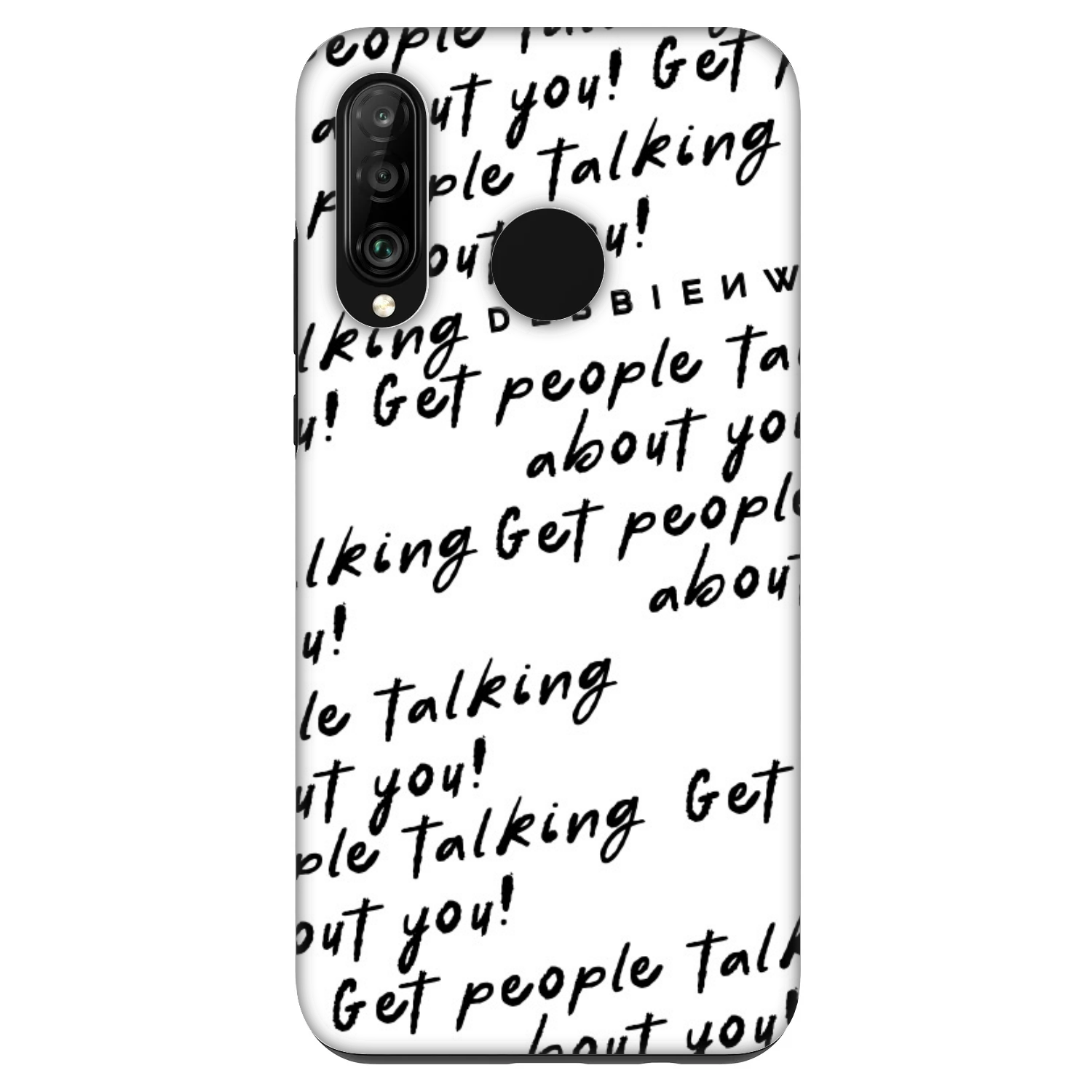 Picasee Fashion Case für Huawei P30 Lite - GET PEOPLE TALK ABOUT YOU