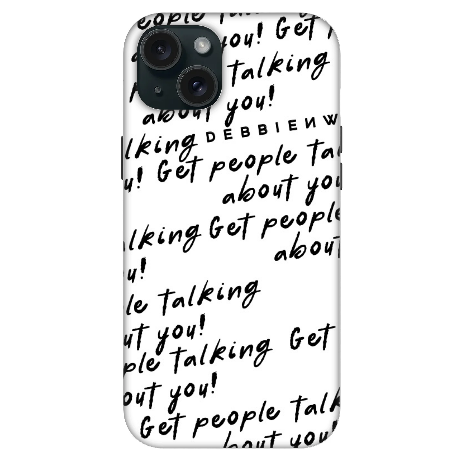 Picasee Fashion Case MagSafe für Apple iPhone 15 Plus - GET PEOPLE TALK ABOUT YOU
