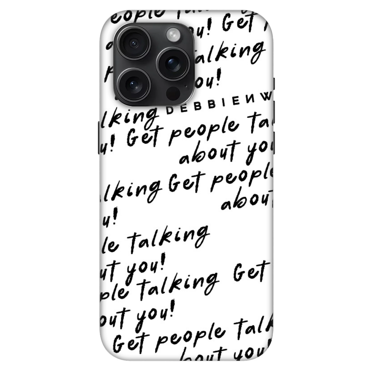 Picasee Fashion Case MagSafe für Apple iPhone 15 Pro Max - GET PEOPLE TALK ABOUT YOU