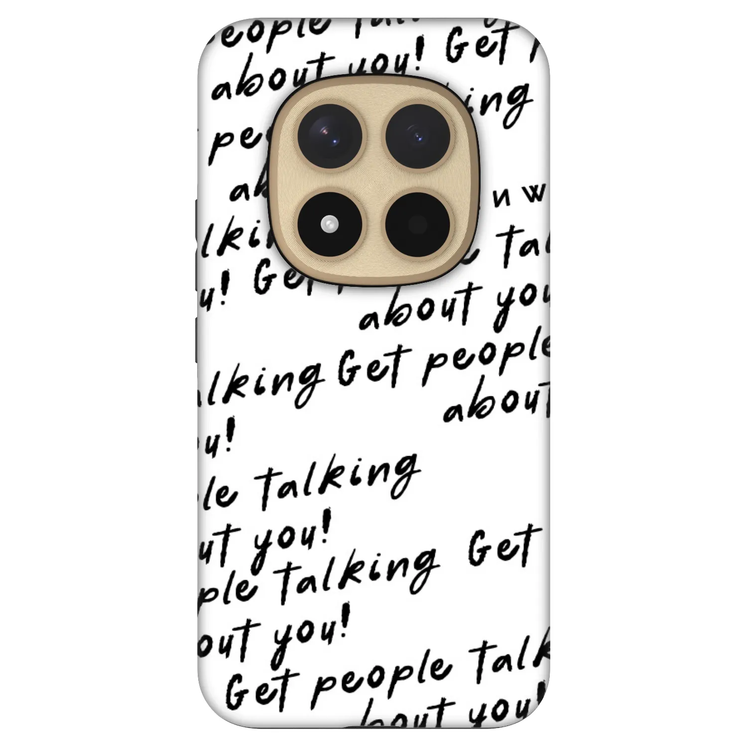 Picasee Fashion Case für Xiaomi Redmi Note 15 Pro+ - GET PEOPLE TALK ABOUT YOU