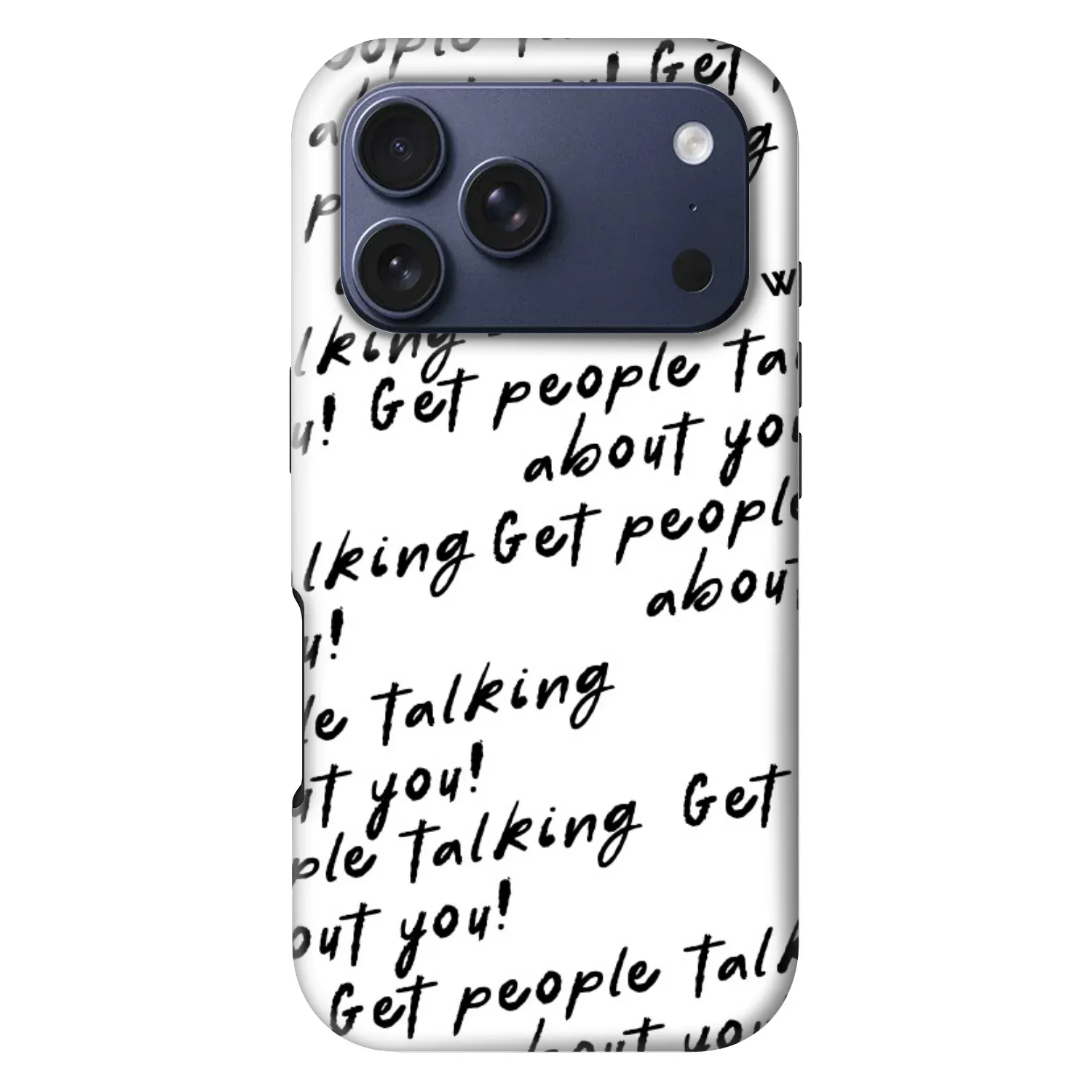 Picasee Fashion Case MagSafe für Apple iPhone 18 Pro - GET PEOPLE TALK ABOUT YOU