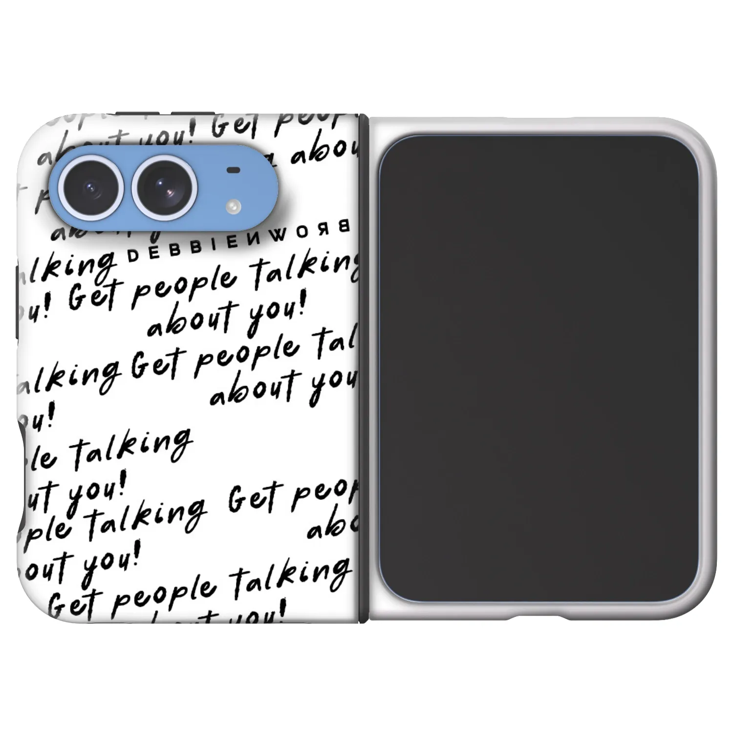 Picasee Fashion Case MagSafe für Apple iPhone Duo - GET PEOPLE TALK ABOUT YOU