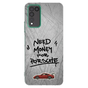 Picasee Honor 10X Lite Hülle - Transparentes Silikon - Grey Drift