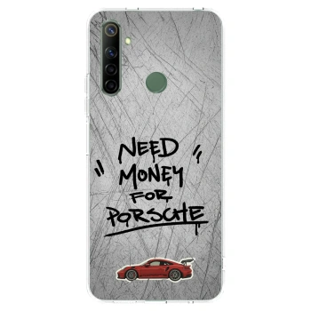 Picasee Realme 6i Hülle - Transparentes Silikon - Grey Drift