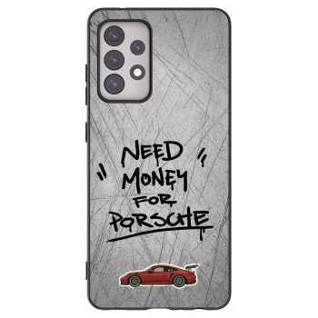 Picasee Samsung Galaxy A52 5G A525F Hülle - Schwarzes Silikon - Grey Drift