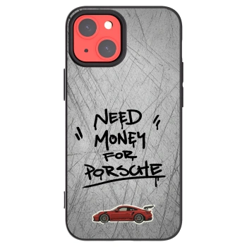 Picasee Apple iPhone 13 mini Hülle - Schwarzes Silikon - Grey Drift