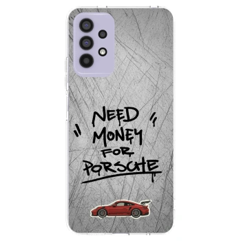 Picasee Samsung Galaxy A32 4G SM-A325F Hülle - Transparentes Silikon - Grey Drift