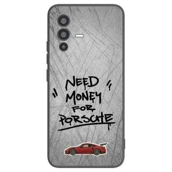 Picasee Vivo V23 5G Hülle - Schwarzes Silikon - Grey Drift