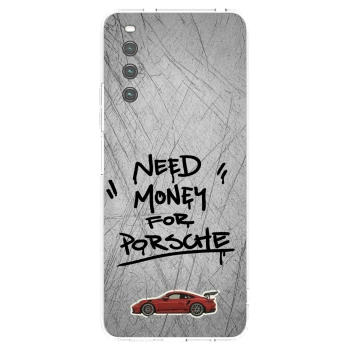 Picasee Sony Xperia 10 IV 5G Hülle - Transparentes Silikon - Grey Drift