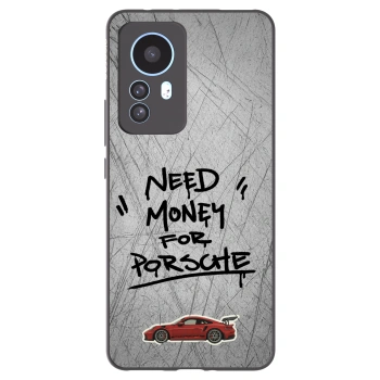 Picasee Xiaomi 12T Hülle - Schwarzes Silikon - Grey Drift