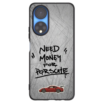 Picasee Honor X7 Hülle - Schwarzes Silikon - Grey Drift