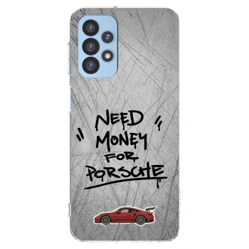 Picasee Samsung Galaxy A23 A235F 4G Hülle - Transparentes Silikon - Grey Drift