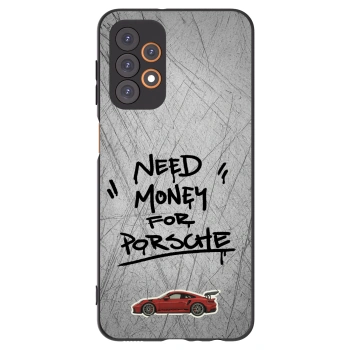 Picasee Samsung Galaxy A23 A236B 5G Hülle - Schwarzes Silikon - Grey Drift