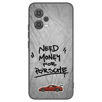 Picasee Xiaomi Poco X5 Hülle - Schwarzes Silikon - Grey Drift