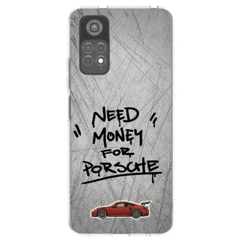 Picasee Xiaomi Redmi Note 11S 5G Hülle - Transparentes Silikon - Grey Drift