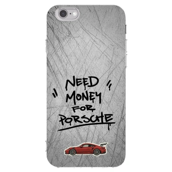 Picasee Apple iPhone 6/6S Hülle - Transparentes Silikon - Grey Drift