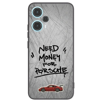 Picasee Xiaomi Poco F5 Hülle - Schwarzes Silikon - Grey Drift