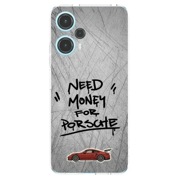 Picasee Xiaomi Poco F5 Hülle - Transparentes Silikon - Grey Drift