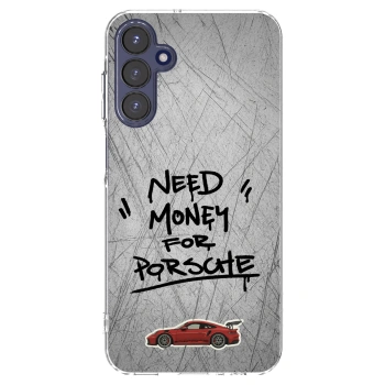 Picasee Samsung Galaxy A15 A155F 4G Hülle - Transparentes Silikon - Grey Drift