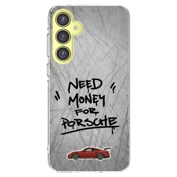 Picasee Samsung Galaxy A35 5G A356B Hülle - Transparentes Silikon - Grey Drift