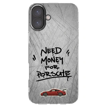 Picasee Apple iPhone 16 Plus Hülle - Transparentes Silikon - Grey Drift