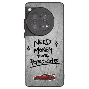 Picasee OnePlus 12 5G Hülle - Schwarzes Silikon - Grey Drift