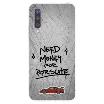 Picasee Xiaomi Mi 9 Hülle - Transparentes Silikon - Grey Drift