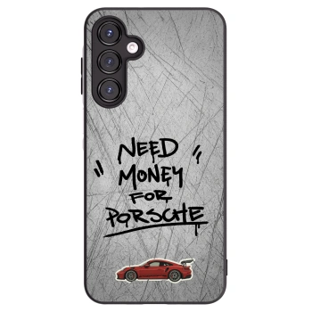 Picasee Samsung Galaxy A16 5G Hülle - Schwarzes Silikon - Grey Drift