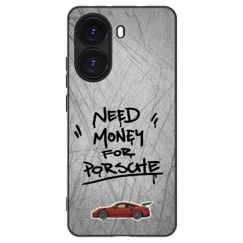 Picasee Xiaomi Poco X7 Pro 5G Hülle - Schwarzes Silikon - Grey Drift