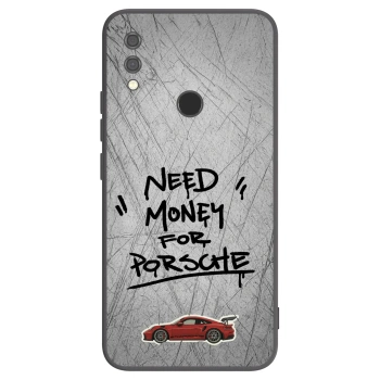 Picasee Xiaomi Redmi Note 7 Hülle - Schwarzes Silikon - Grey Drift