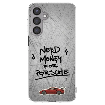 Picasee Samsung Galaxy A16 4G Hülle - Transparentes Silikon - Grey Drift