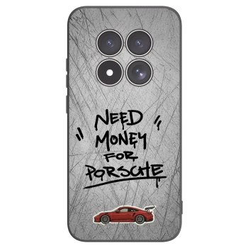 Picasee Xiaomi Redmi Note 15 Pro 5G Hülle - Schwarzes Silikon - Grey Drift