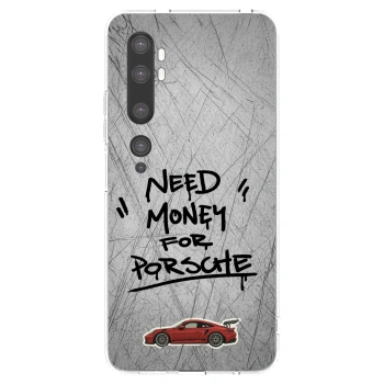 Picasee Xiaomi Mi Note 10 (Pro) Hülle - Transparentes Silikon - Grey Drift