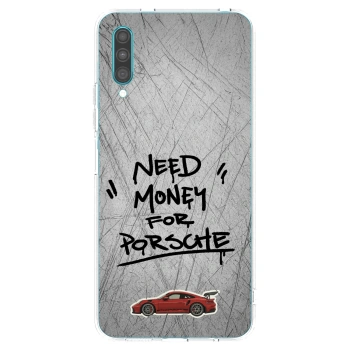 Picasee Samsung Galaxy A30s A307F Hülle - Transparentes Silikon - Grey Drift