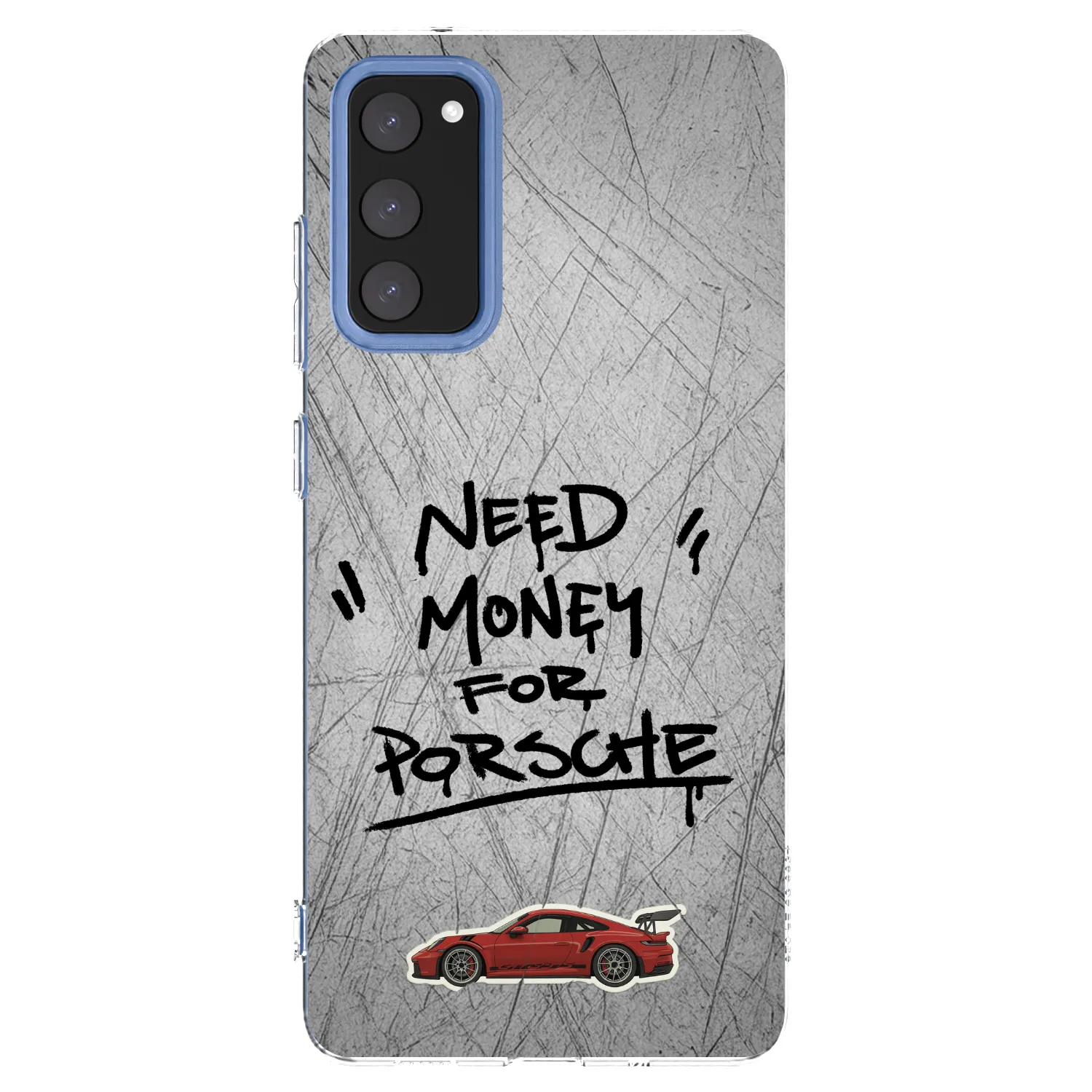 Picasee Samsung Galaxy S20 FE Hülle - Transparentes Silikon - Grey Drift