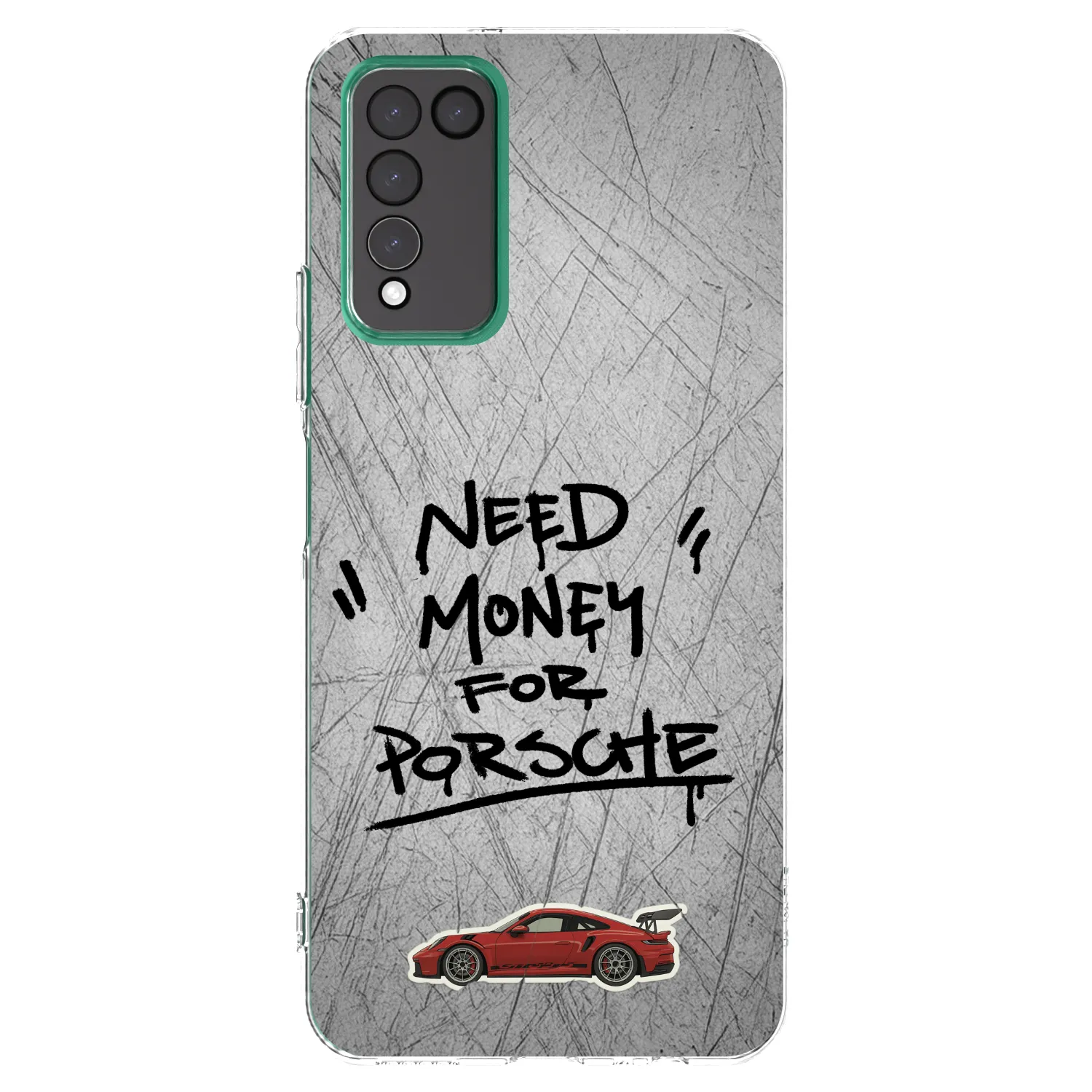 Picasee Honor 10X Lite Hülle - Transparentes Silikon - Grey Drift