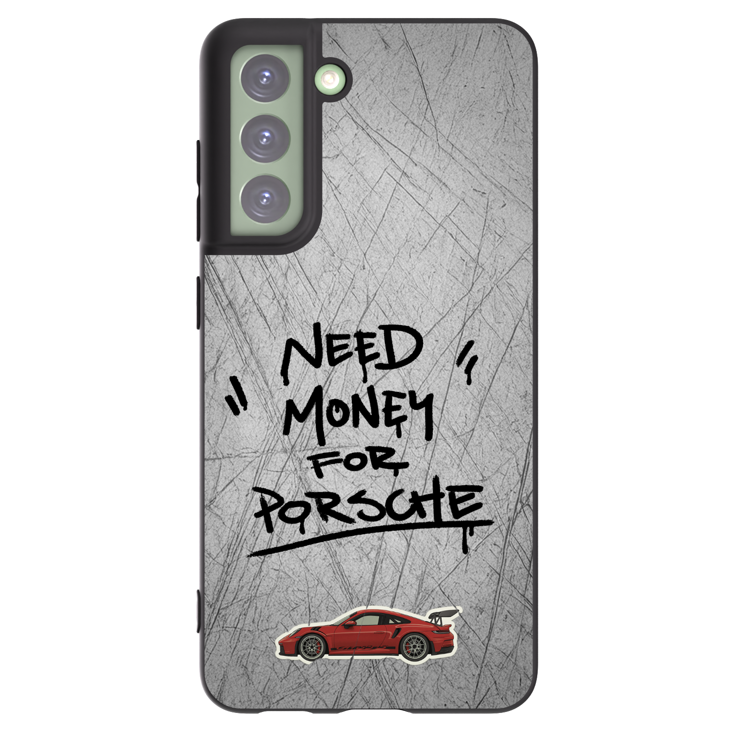 Picasee Samsung Galaxy S21 FE 5G Hülle - Schwarzes Silikon - Grey Drift